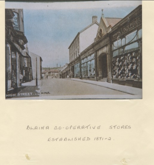 Blaina Cooperative Stores est. c1871, Blaina High Street