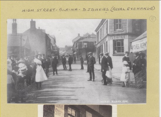 High Street, Blaina, D J Davies (Royal Exchange)