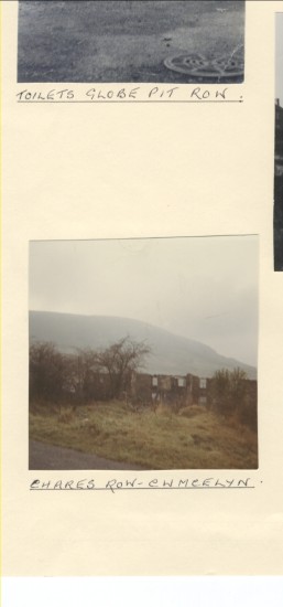 Remains of Charles Row,  Cwmcelyn