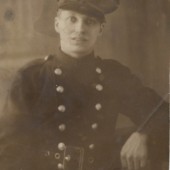 Emrys Henry Street in his Fireman's Uniform