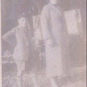 Mrs. Rossi and Antony Carini in about 1940.