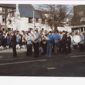 Rememberance Day memorial service, Market Square, Brynmawr