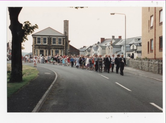 Parade through Brynmawr