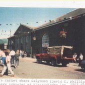 Aberdare Market where Celyddon (David C. Phillips) would have competed at Eisteddfoddau (ca. 1863 to 1873).
