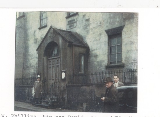 In front of Hermon Baptist Church, Nantyglo.