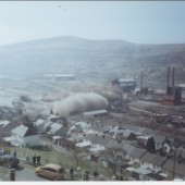 Demolition of Ebbw Vale Steel Works