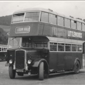 Griffin's Bus at Abergavenny Station