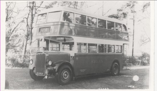 Griffin's Bus, before 1950