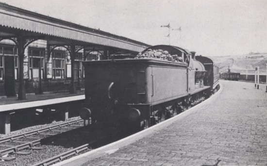 A LNWR 0.8.0 runnig tender first on a Merthyr train A LNWR 0.8.0 runnig tender first on a Merthyr train