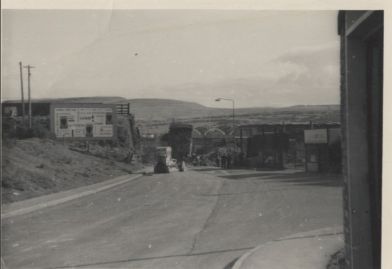 Demolition of the rialway bridge over Abertillery Road in the 1970s Demolition of the rialway bridge over Abertillery Road in the 1970s