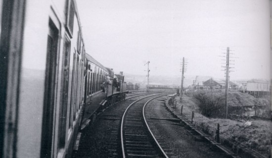 Last Train from Abergavenny entering Brynmawr Station