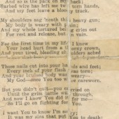 World War II Poem 'In a Fox Hole'