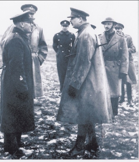 Bandmasters.Mr.W.Rogers meets.H.R.H.Duke of  Gloucester