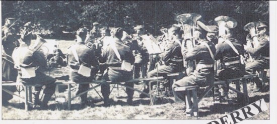 3rd,Mons Regimental Band giving a concert inLondonderry Park Ireland