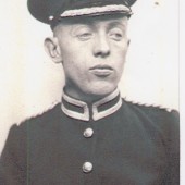 Billy Rogers (Cornet player) in the uniform of the Brynmawr Silver Band 1936