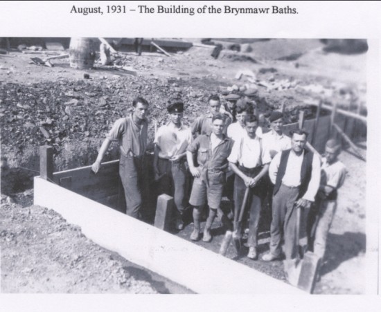 Building of the Brynmawr Baths