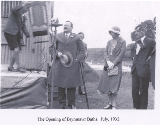 Brynmawr Baths opening July.1932 Brynmawr Baths opening July.1932