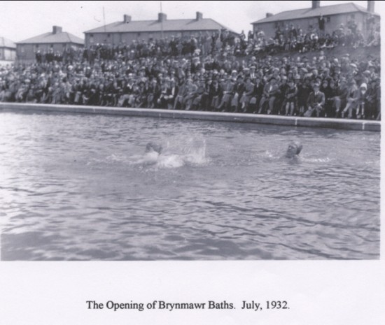 Brynmawr Baths Opening July,1932