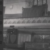 Hermon Chapel organ and pulpit