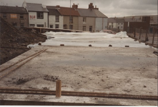 Foundation for New Ambulane Hall Brynmawr