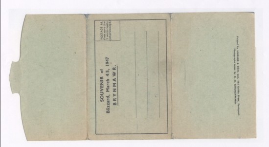 Brynmawr Blizzard Souvenier Postcards Brynmawr Blizzard Souvenier Postcards