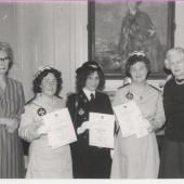 Award winners for the St.Johns Ambulance nursing bursaries.