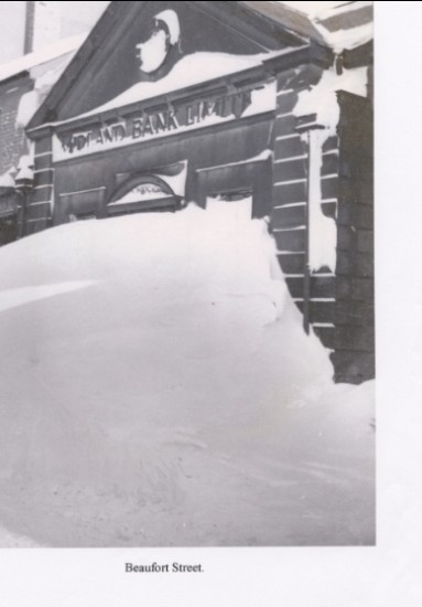 Blizzard of 1947 Midland Bank Brynmawr