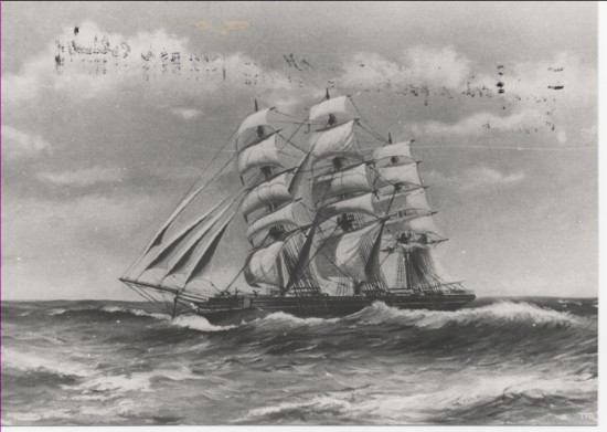 Clipper Ship 'Crawshay Bailey'. Clipper Ship 'Crawshay Bailey'.