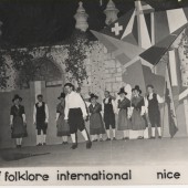 Brynmawr Welsh Folk Dancers in Nice(France) August,1960