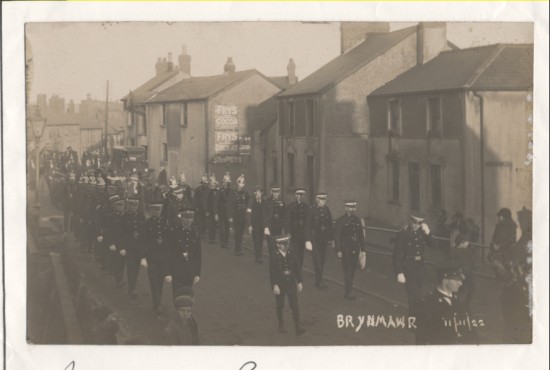 Brynmawr Armistice Parade 1922 Brynmawr Armistice Parade 1922