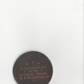 Brynmawr County School Eisteddfod Medal, 1930 (reverse)
