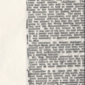 Brynmawr Bowls club