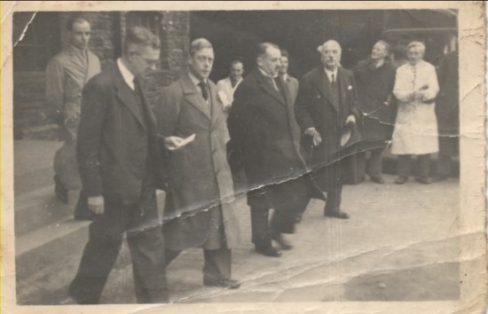 Prince of Wales Visit to Furniture Factory Brynmawr