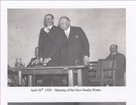 Opening Gwalia Works