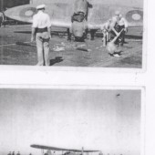 H.M.S Attacker Crash on Deck