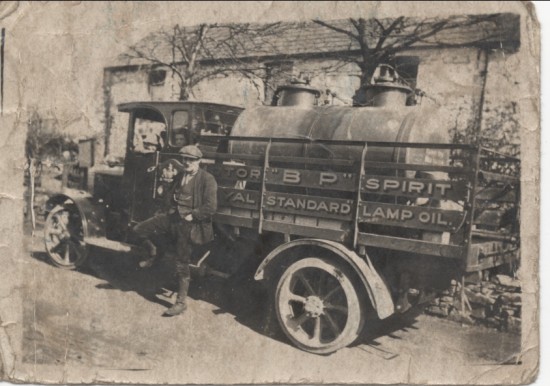 Ted.Williams with Old B.P Lorry 1927
