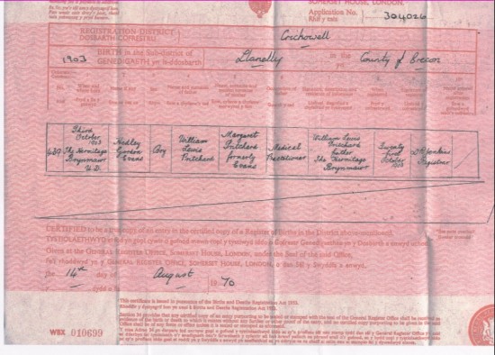 Birth Certificate