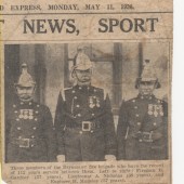 Brynmawr Fire Brigade senior members, 1936