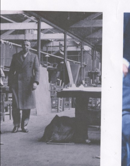 Graham G. Churchward at Brynmawr furniture factory