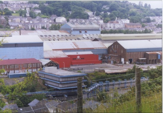 Corus Steelwork Site Prior to demolition