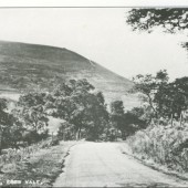 Veiw of The Domen Fawr taken from the cemetery road.
