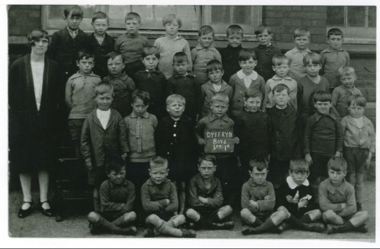 Dyffryn Boys School.  Std 1A Class Photograph   