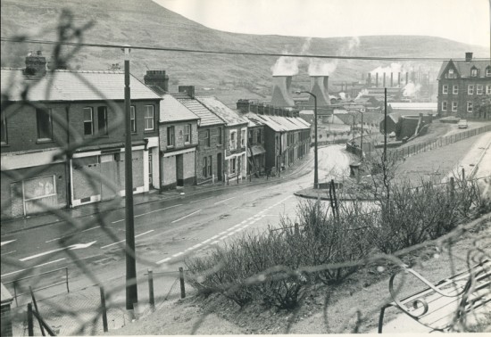 Station Road, Waunlwyd, in the 1970s