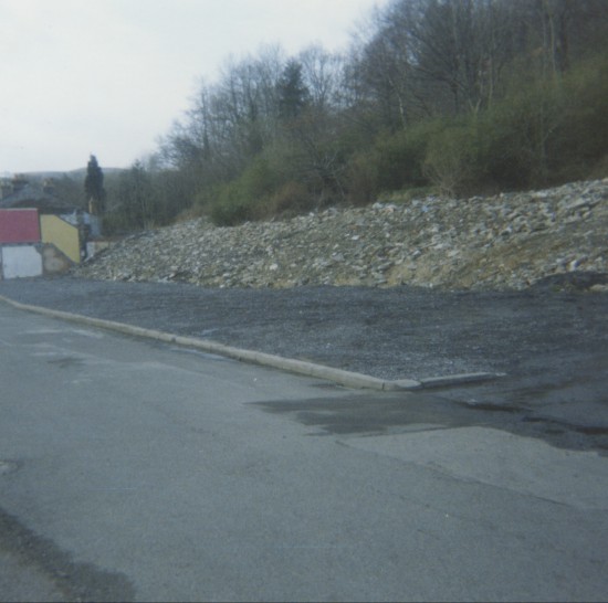 Demolition of Railway Terrace (looking north)