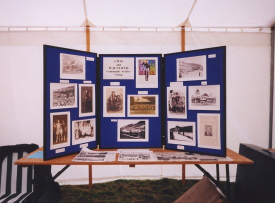 Cwm and Waunlwyd Community Archive display