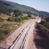 Cwm Bypass looking south from St. Paul's Bridge