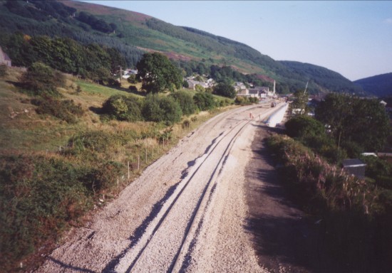 Cwm Bypass looking south from St. Paul's Bridge