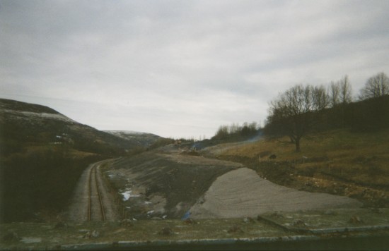 Cwm Bypass looking north from St. Paul's Bridge