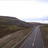 Cwm Bypass looking north from St. Paul's Bridge