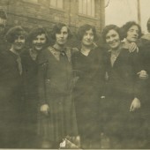 Staff of Sallis' shop, 1920s